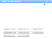 Tablet Screenshot of lastminute-zonvakantie.com
